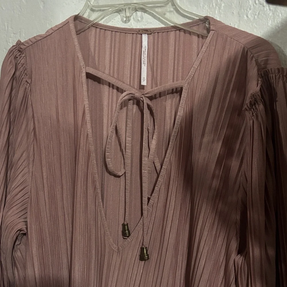 Free People Can’t Help It Pleated Mini Dress Size S